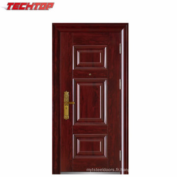 TPS-082c Porte extérieure en acier de sécurité avec design de luxe